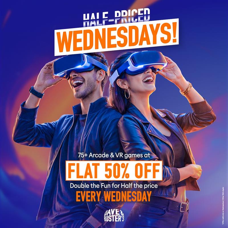 Dave & Buster's India Facebook ad