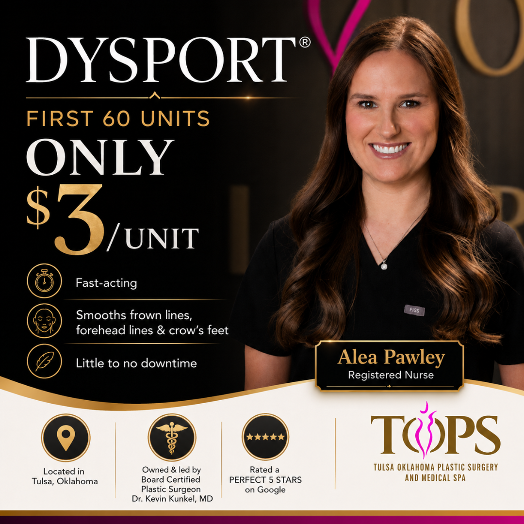 Tulsa Oklahoma Plastic Surgery/TOPS Medical Spa Facebook ad