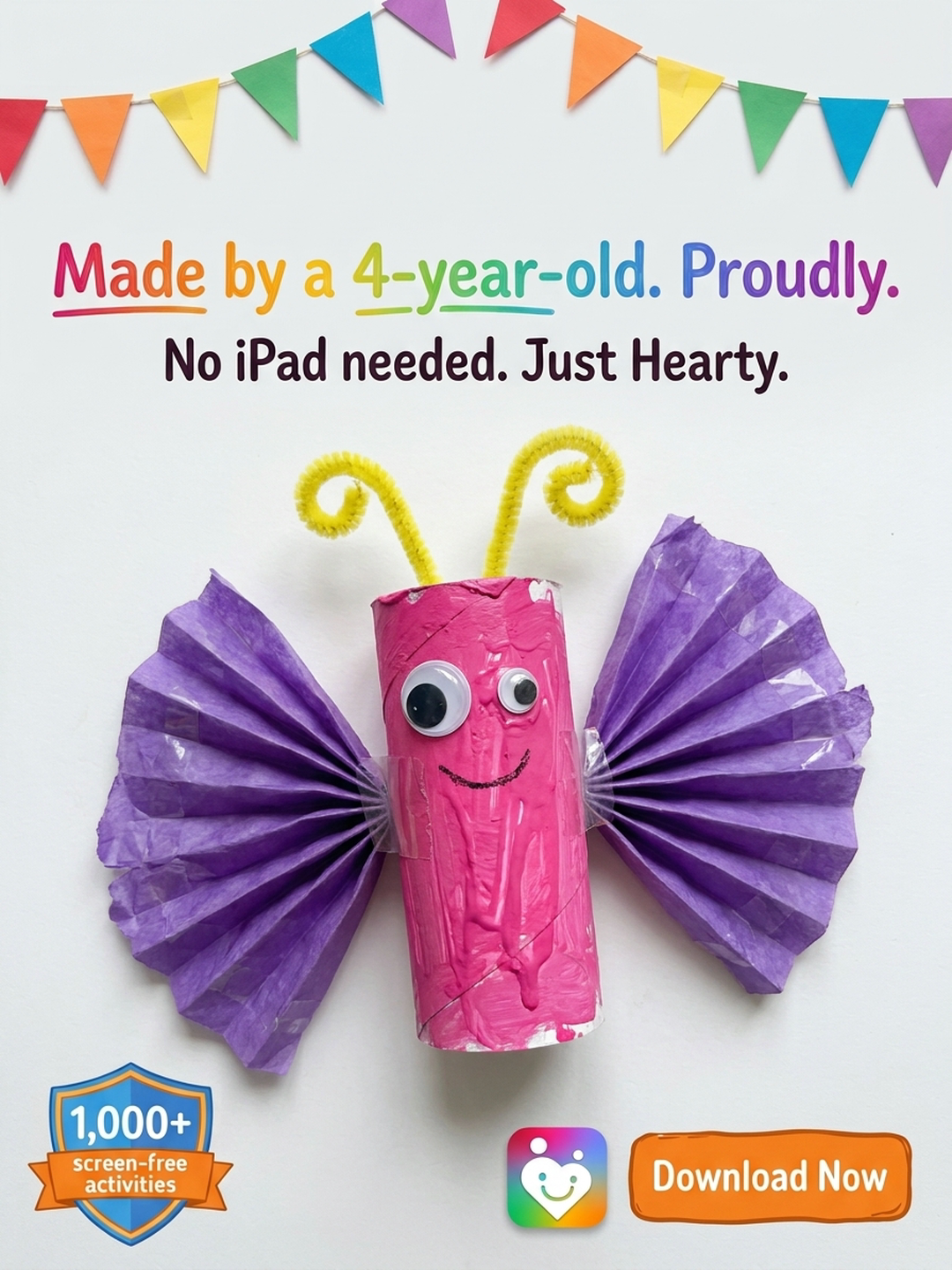 Hearty App Facebook ad