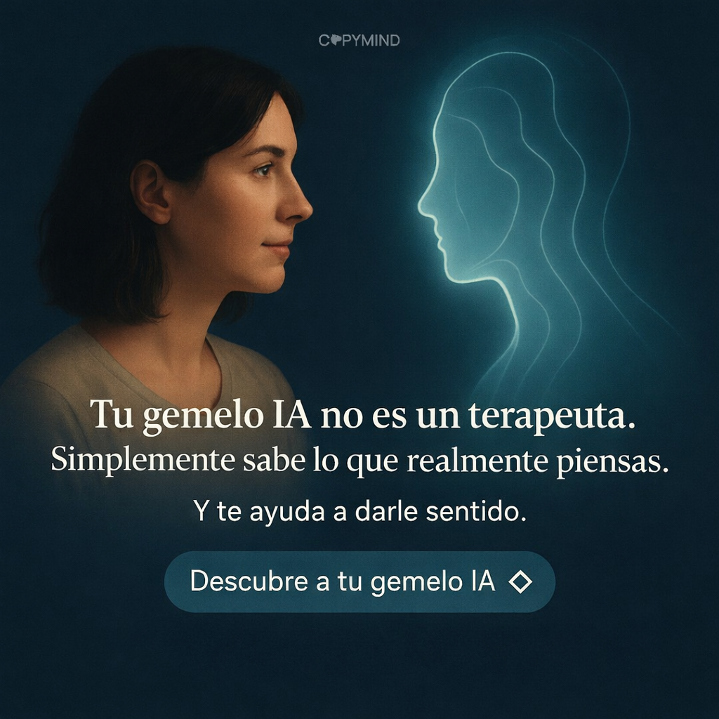 Copymind: AI twin for therapy Facebook ad