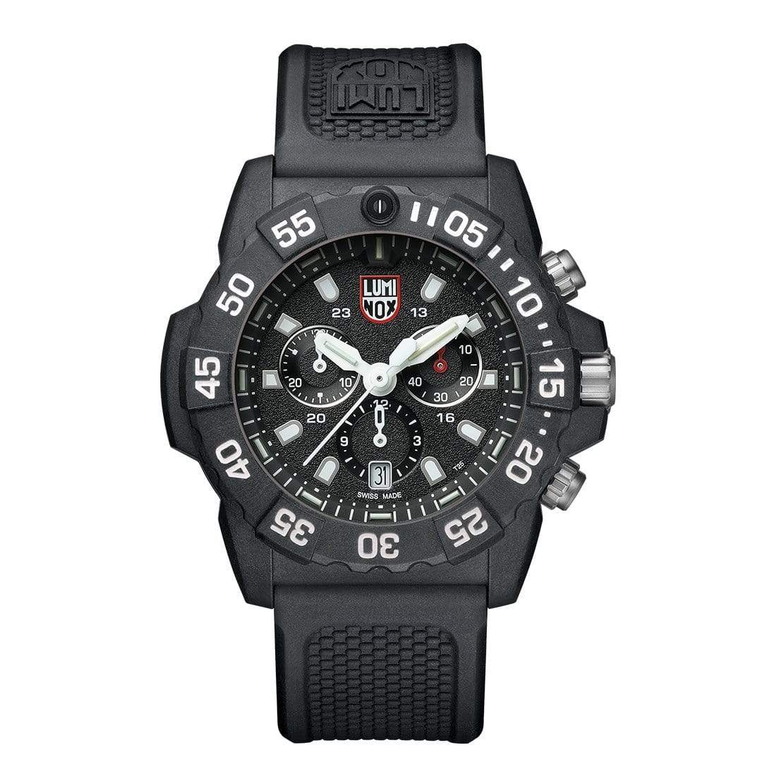 Luminox Facebook ad: Designed around function: clear information, dependable…