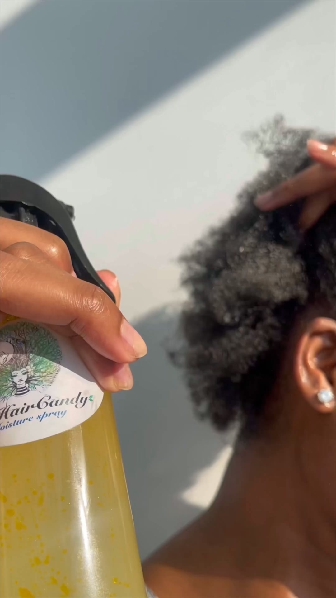 afrohaircandy Facebook ad: Formulated by a trichologist, for hair that deserves better.