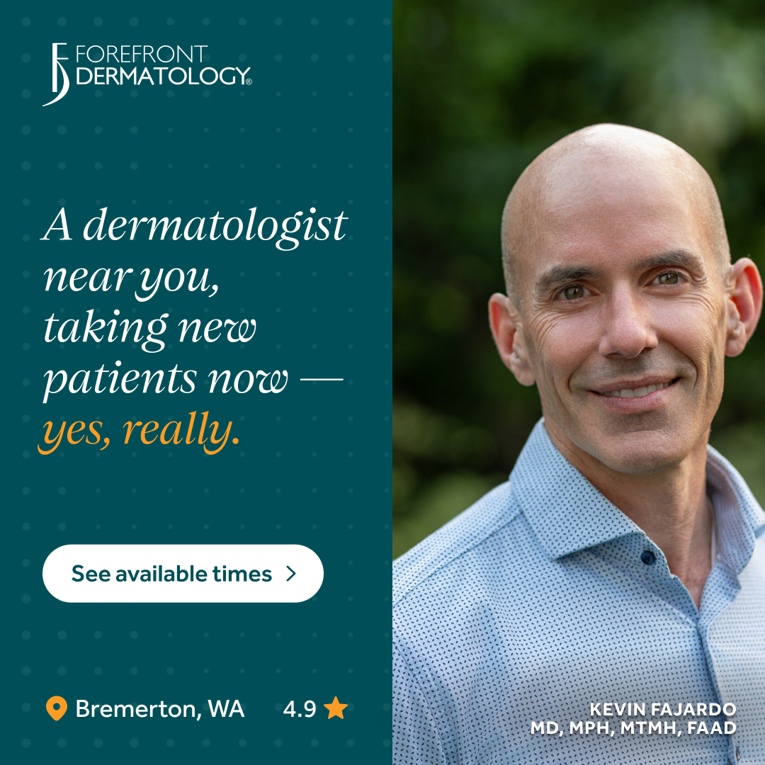 Forefront Dermatology Bremerton, WA Facebook ad from Jun 15, 2026