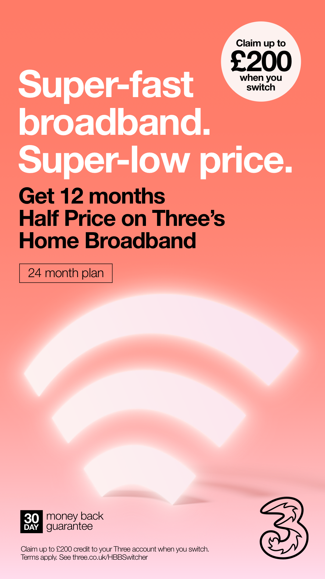 Three UK Facebook ad from Mar 5, 2026