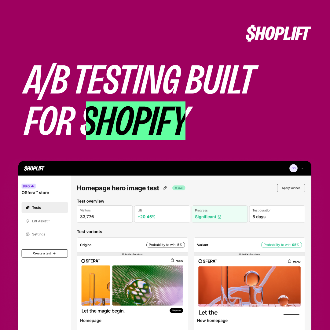 Shoplift Facebook ad