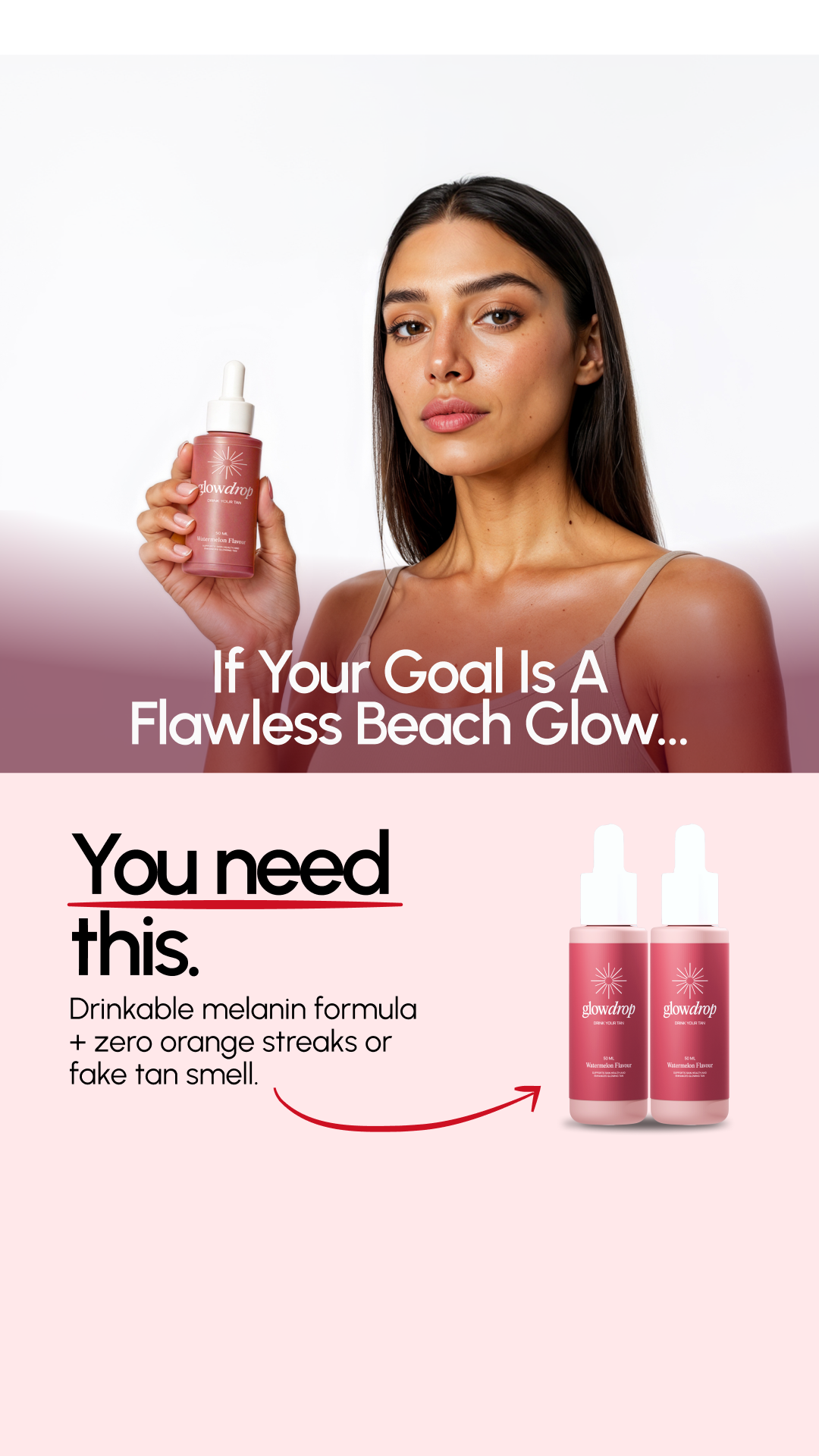 GlowDrop Facebook ad