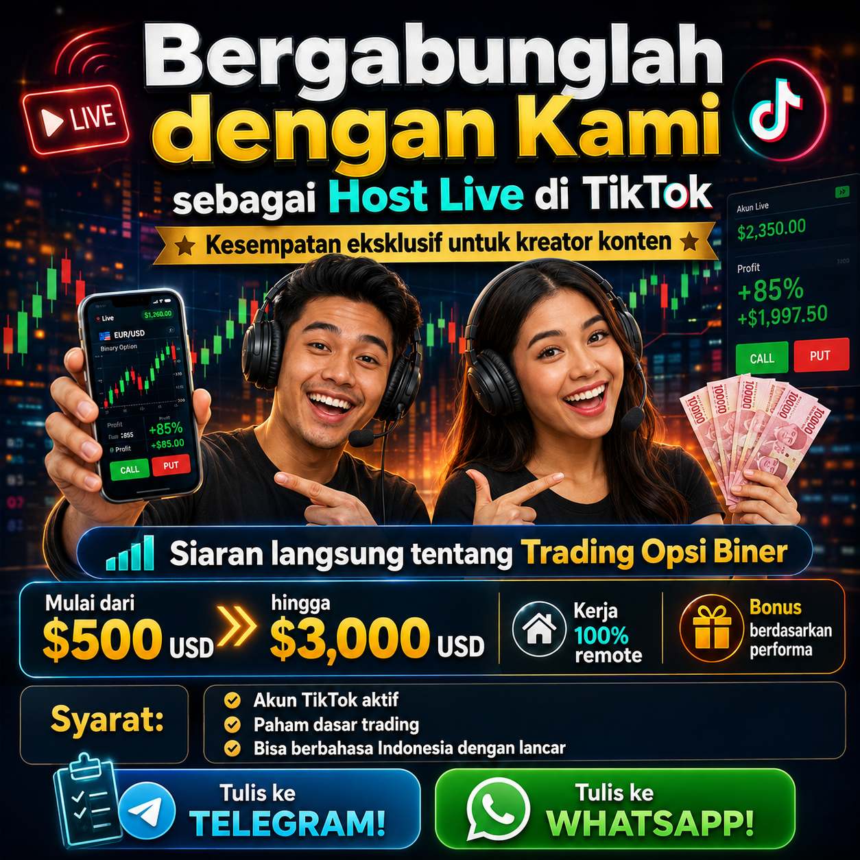 Indp Facebook ad: Mau kerja online & dapat penghasilan dari rumah?