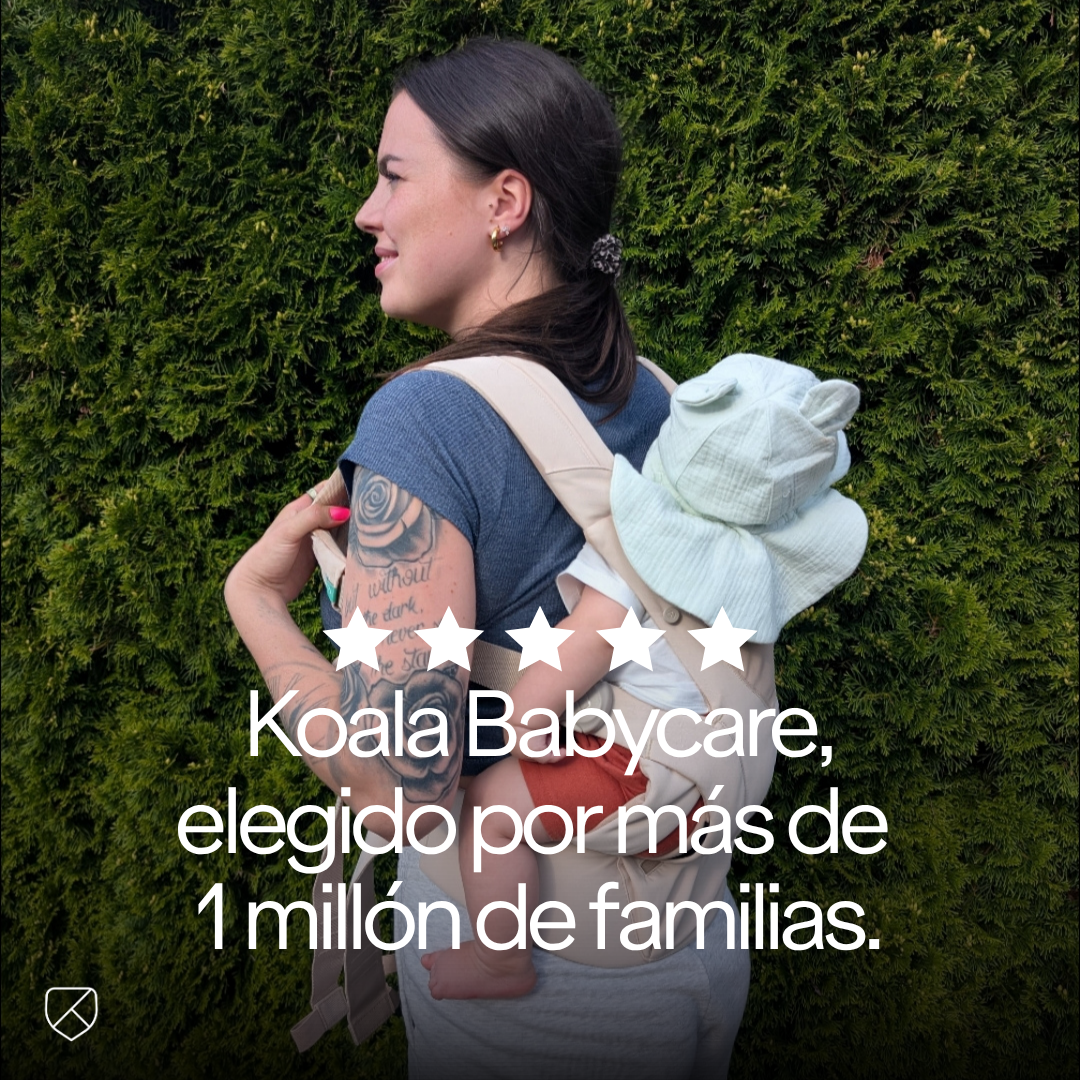 Koala Babycare Facebook ad: La mochila portabebés ergonómica para ti y para tu bebé.