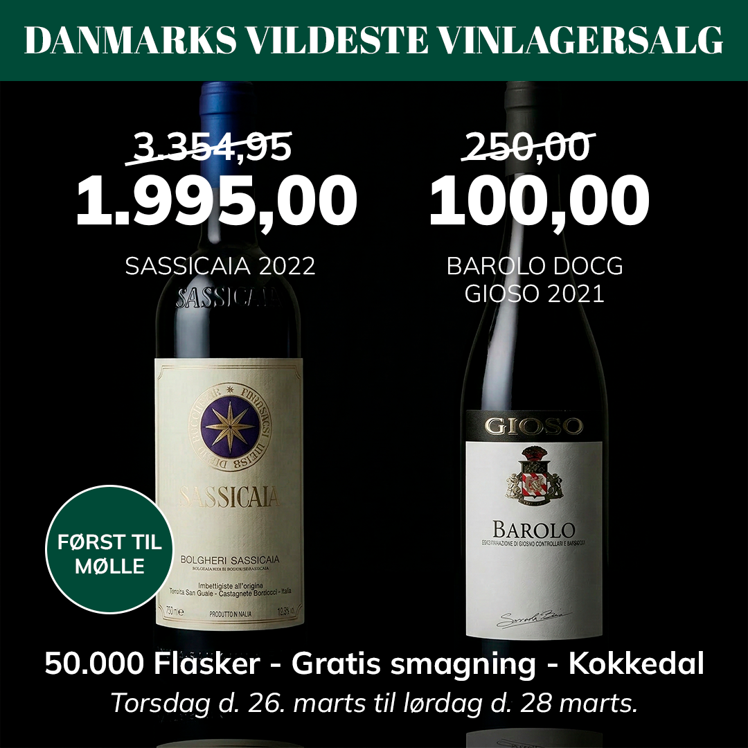 Philipson Wine Facebook ad: PHILIPSON WINE AFHOLDER DANMARKS VILDESTE VINLAGERSALG