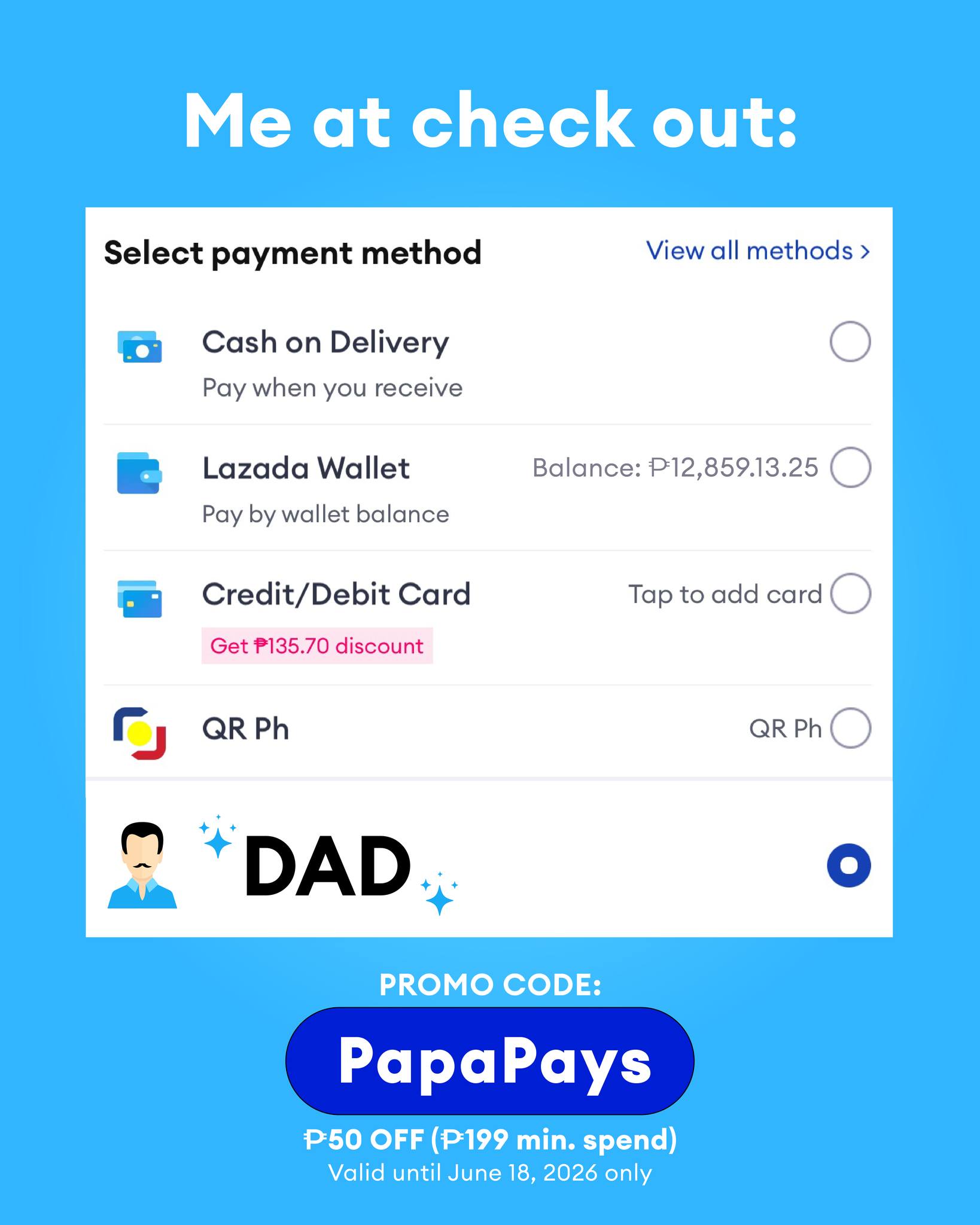 Lazada Facebook ad