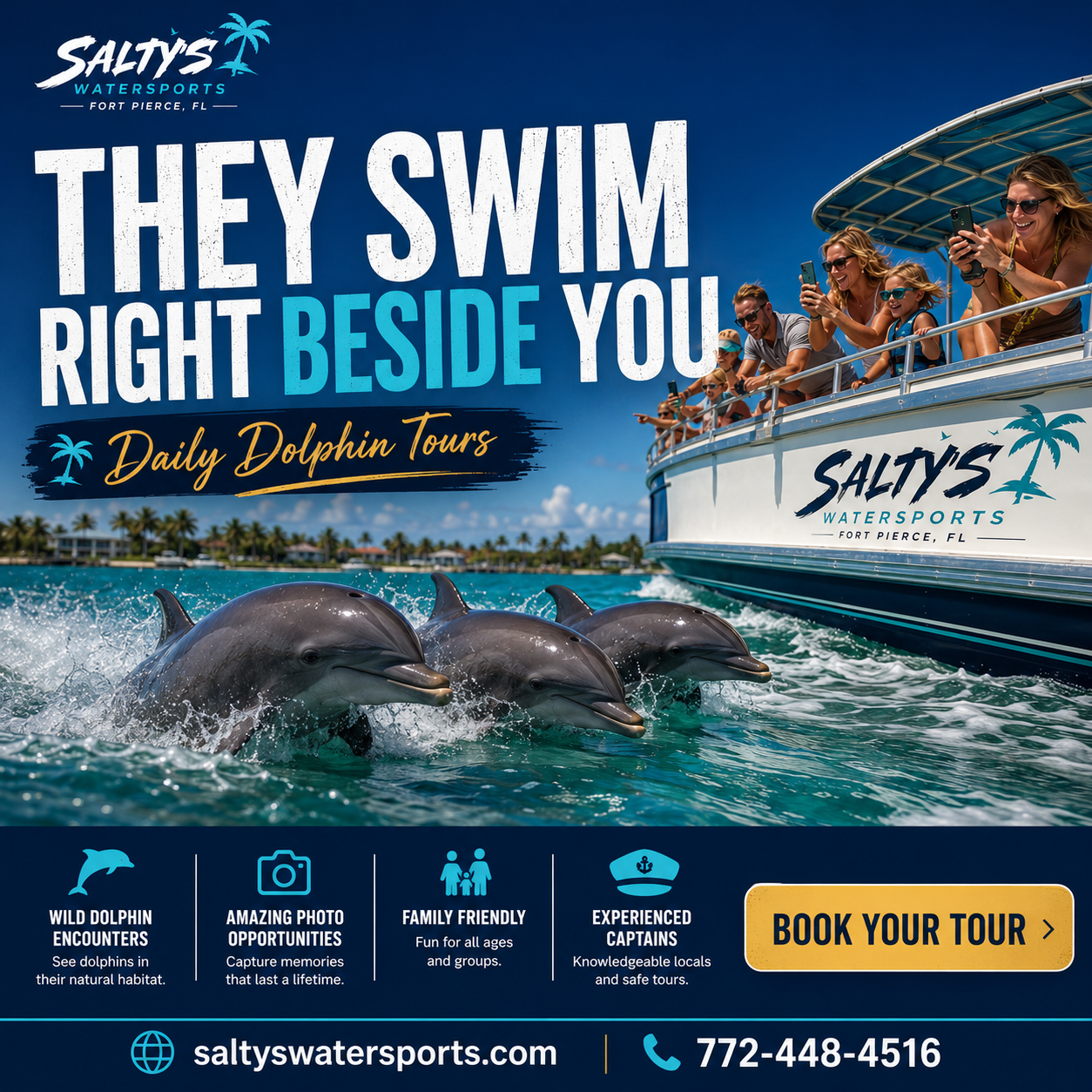 Salty’s Water Sports Boat & Jet Ski Rental Facebook ad