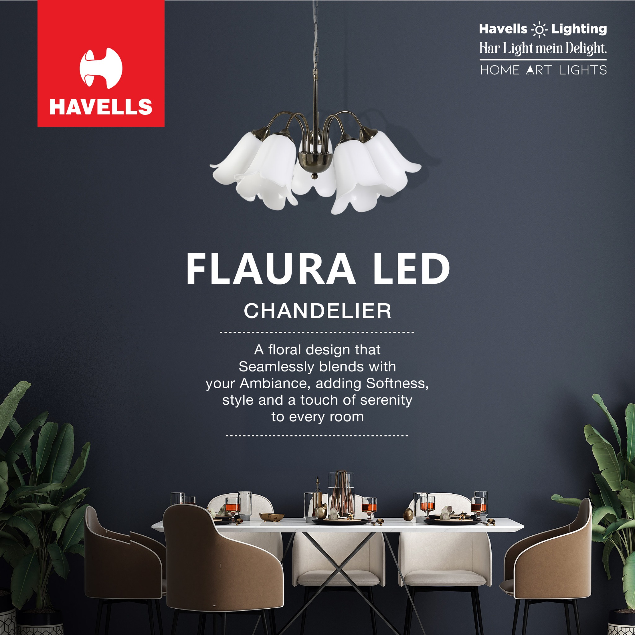 Havells Facebook ad: Havells Home Art Lights