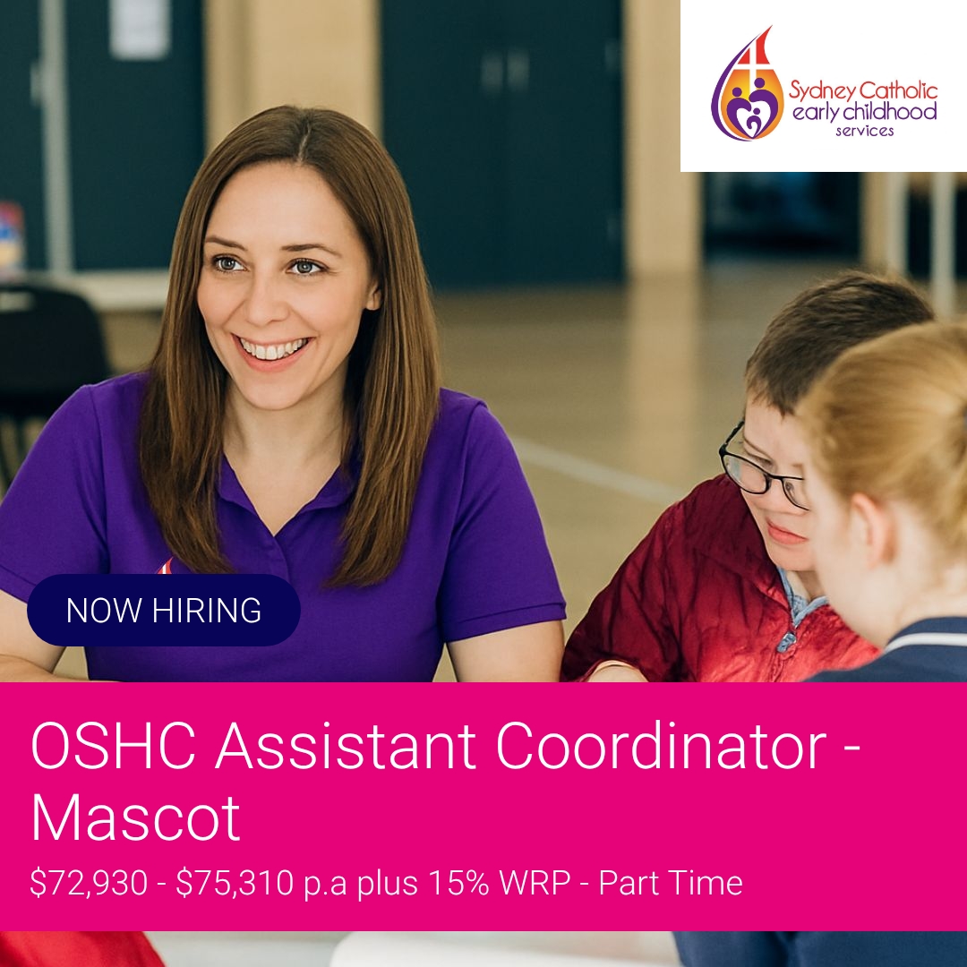 SEEK Facebook ad: OSHC Assistant Coordinator - Mascot