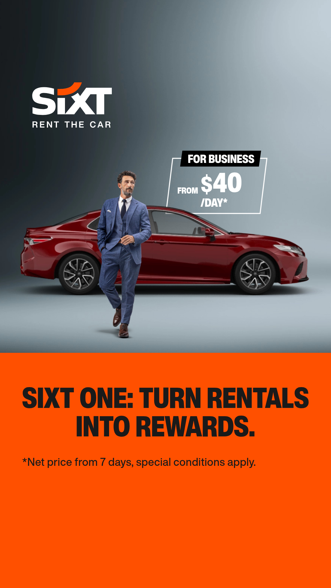 Sixt Facebook ad