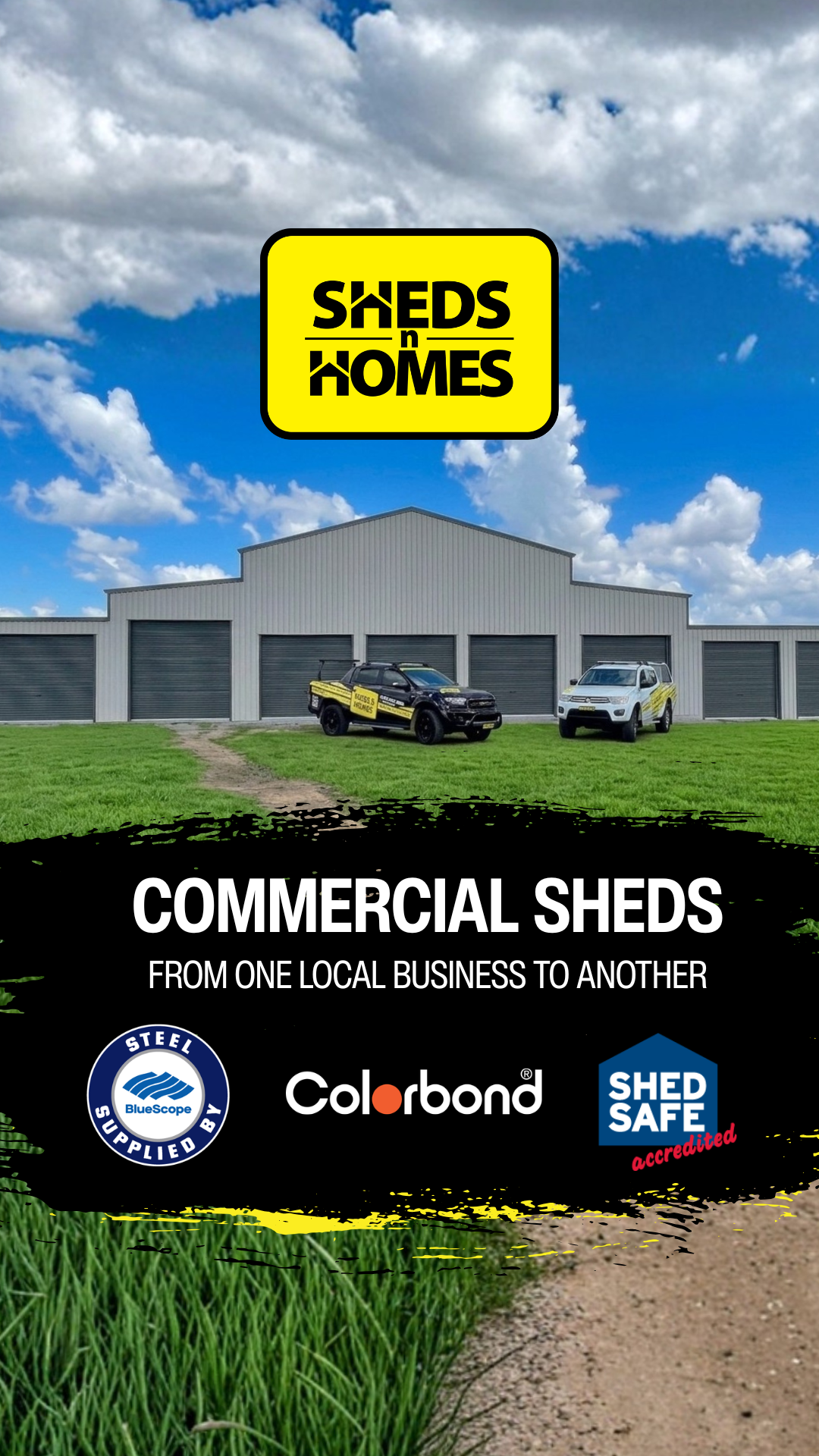 Sheds n Homes Facebook ad