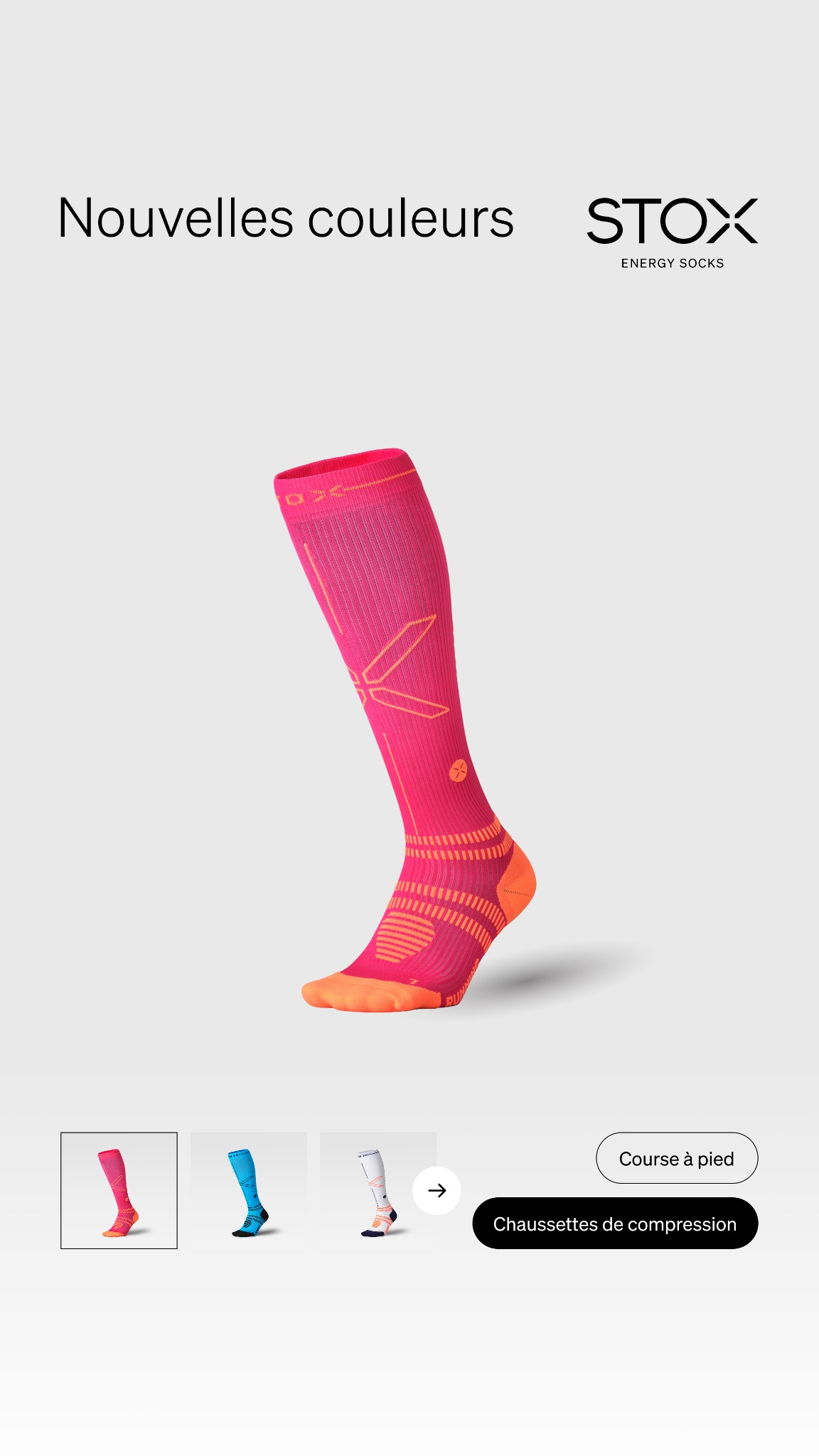 STOX Energy Socks Facebook ad