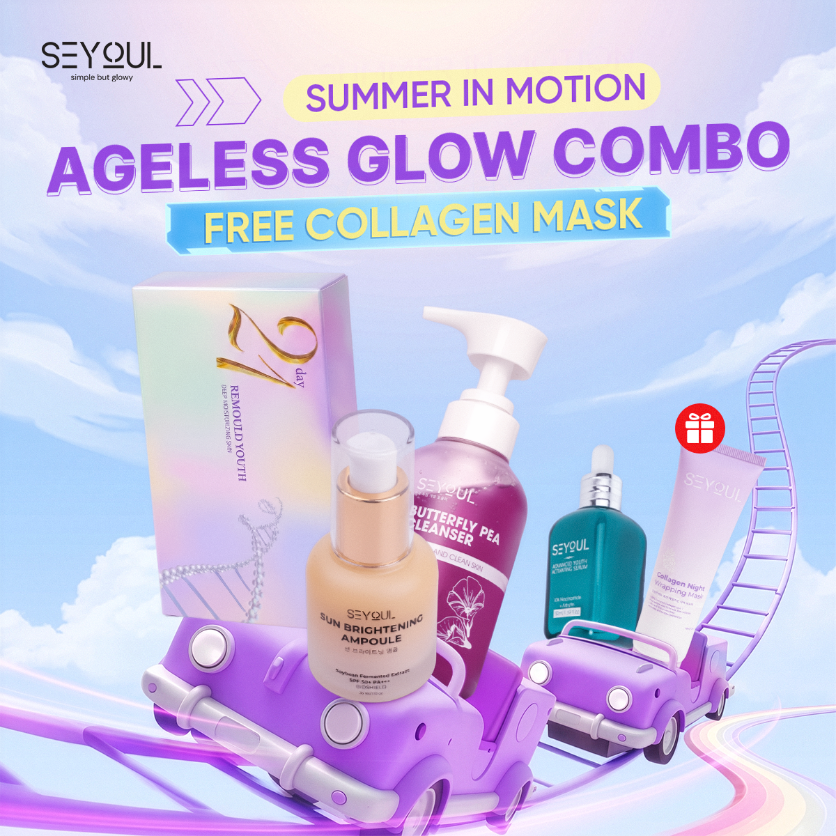 Seyoul - Face Care Facebook ad: Special, receive a free gift when you buy today!
