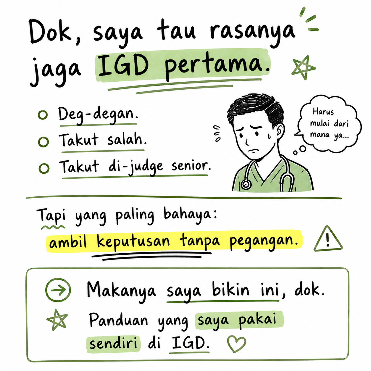 Dokter Emergency by dr. Reska Facebook ad: Panduan Jaga IGD Agar Tenang dan Terarah
