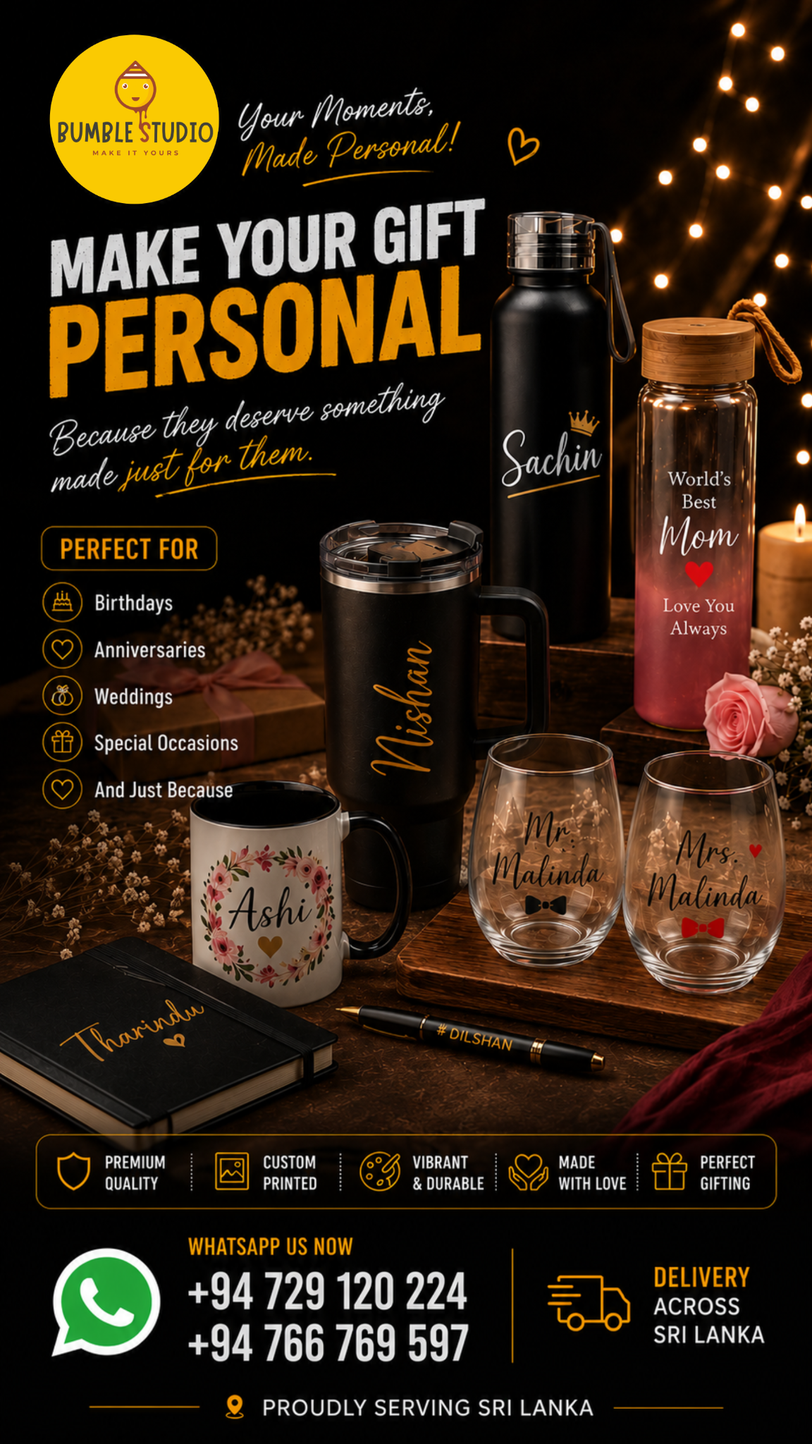 Bumble Studio Facebook ad: Gifts They'll Keep