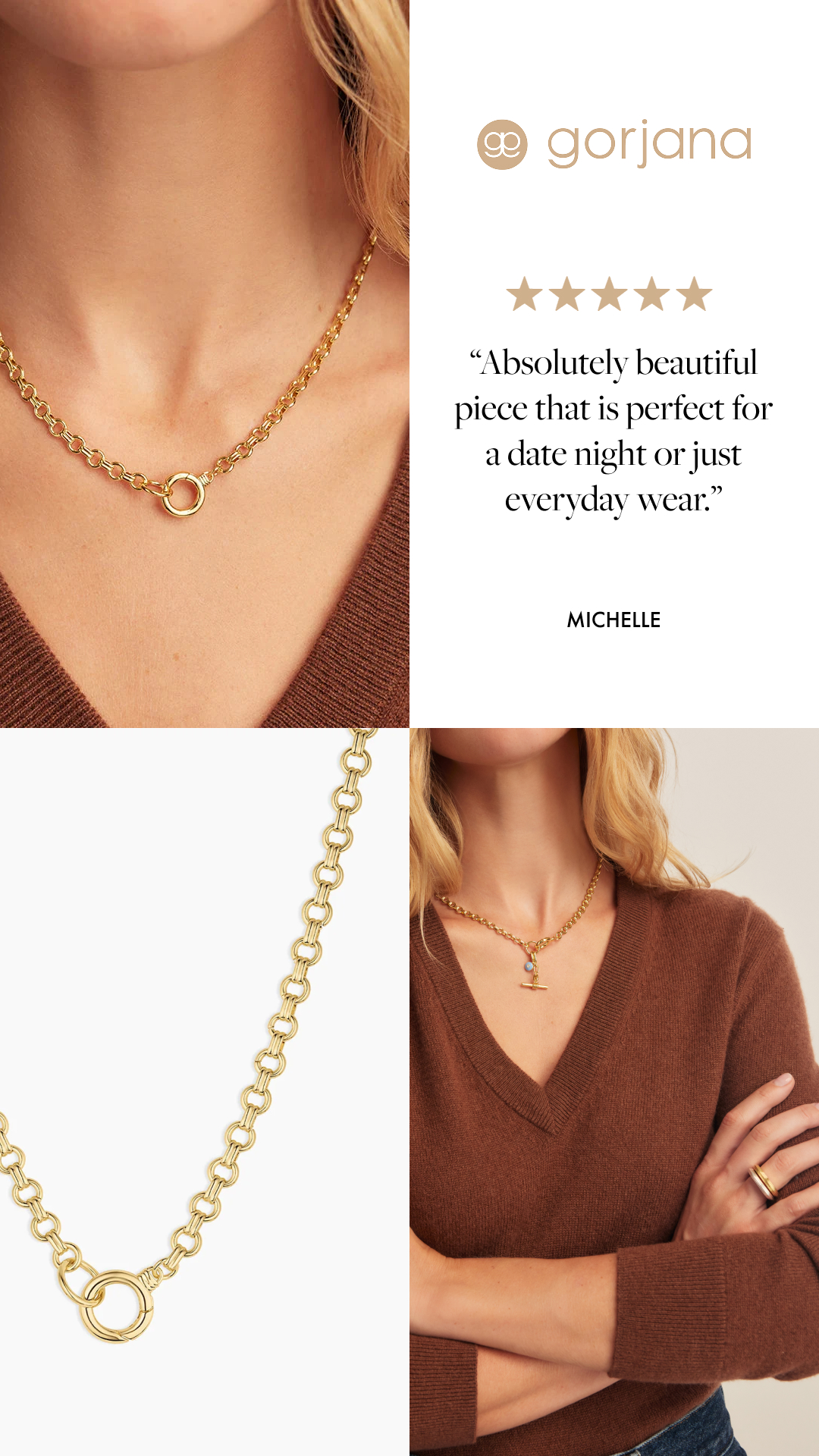 gorjana Facebook ad: Gifts They’ll Love