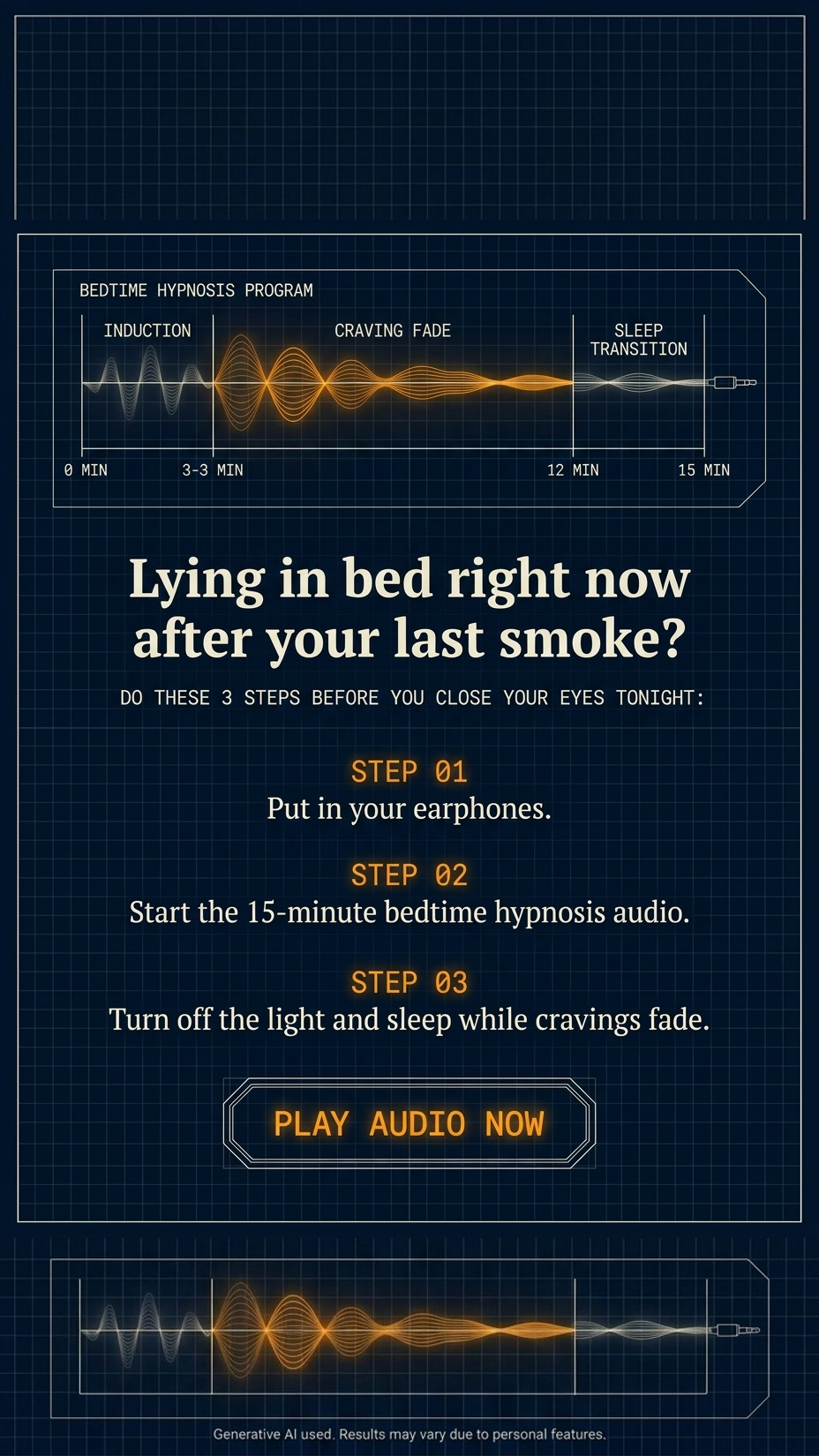 Hypnosis to Stop Smoking Facebook ad: Quit Smoking With Hypnotherapy