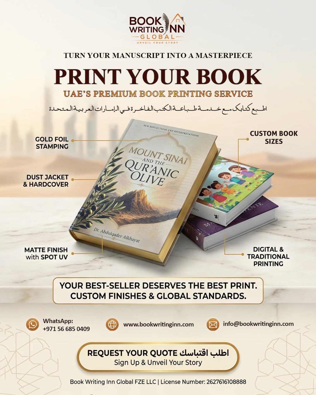 Book Writing Inn Global LLC Facebook ad