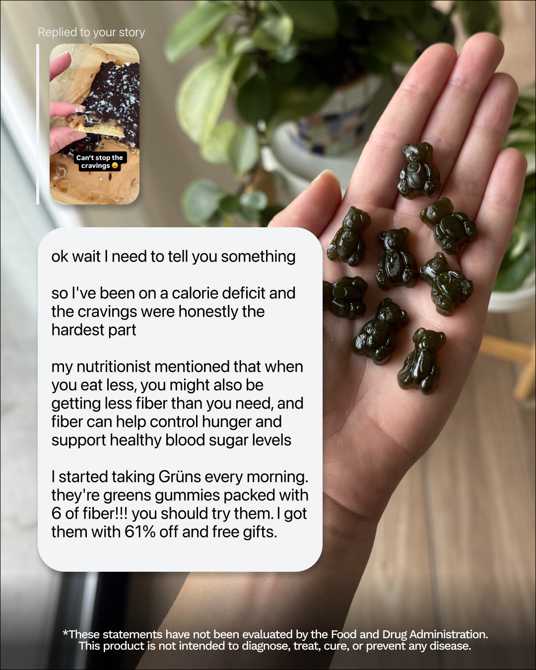 Grüns Facebook ad