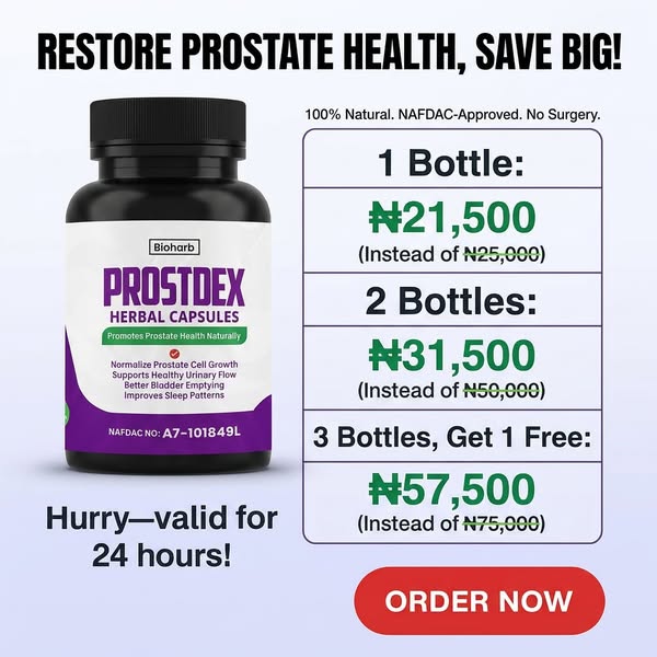 Prostdex Herbal Capsule Facebook ad