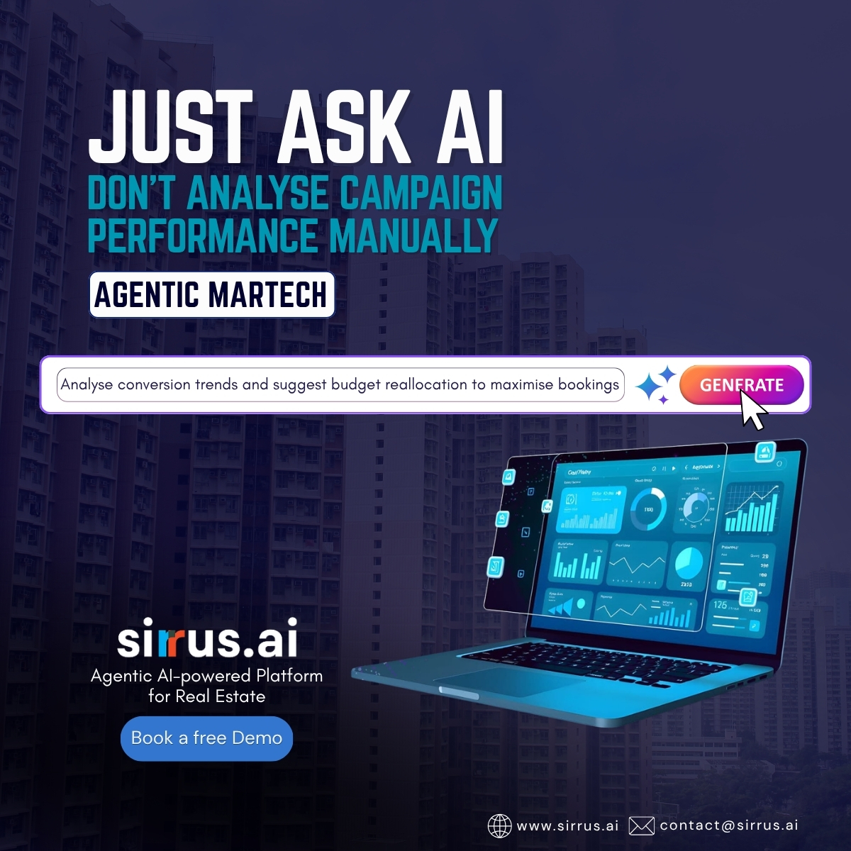 Sirrus.ai Facebook ad