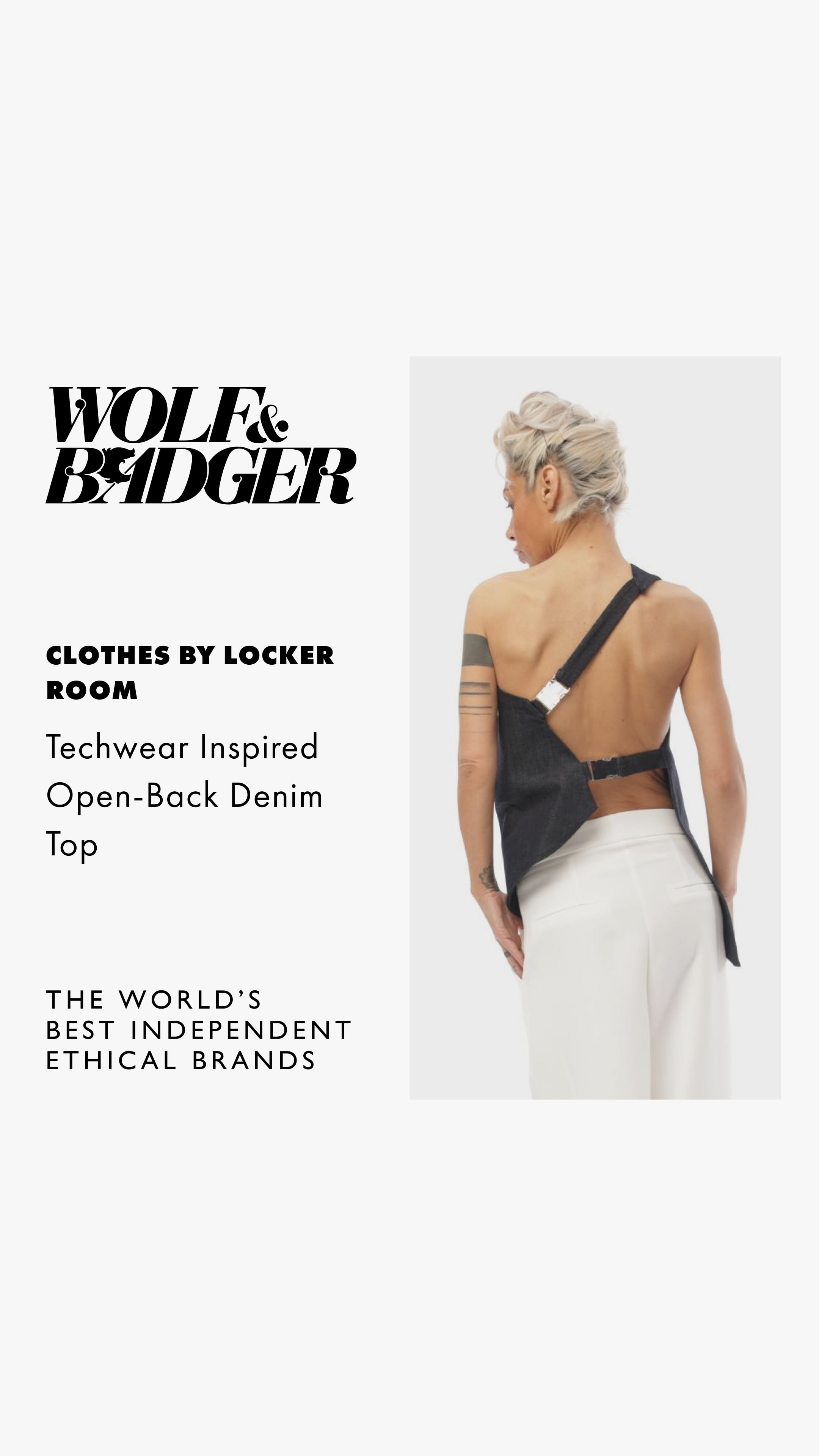Wolf & Badger Facebook ad