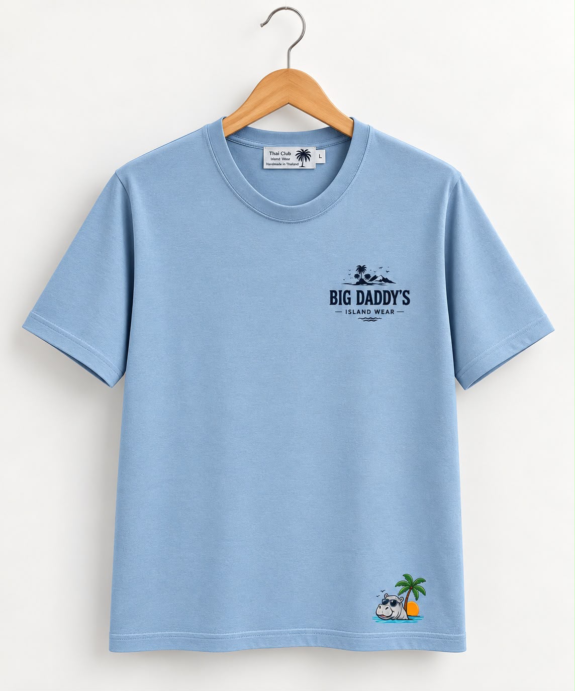 Bigdaddysislandwear Facebook ad: Big fits. Bigger confidence.