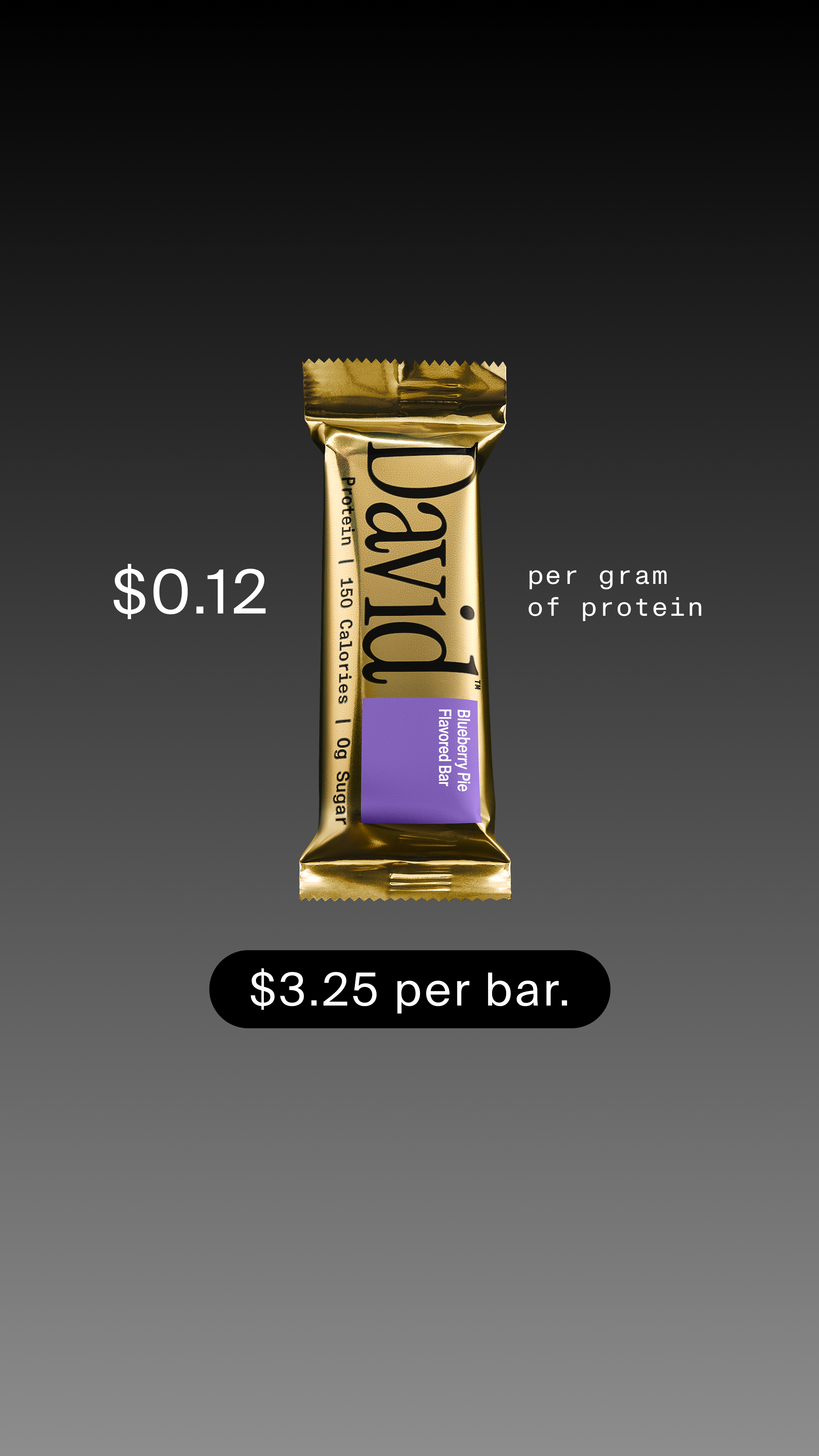 David Protein Facebook ad