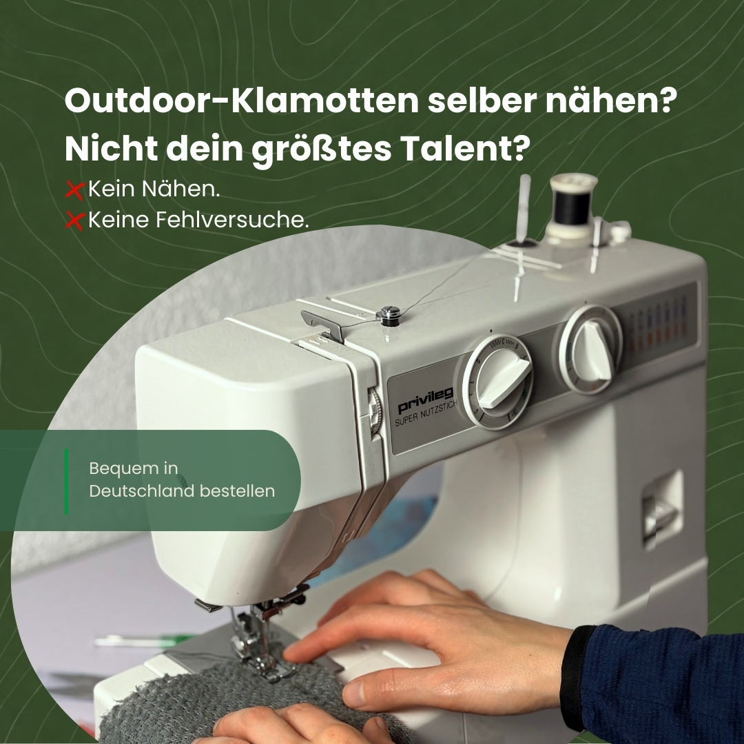 10gram Equipment Facebook ad: Selber nähen war gestern.