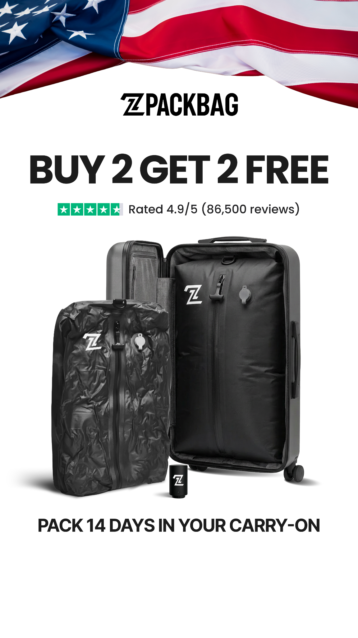 2packbag Facebook ad