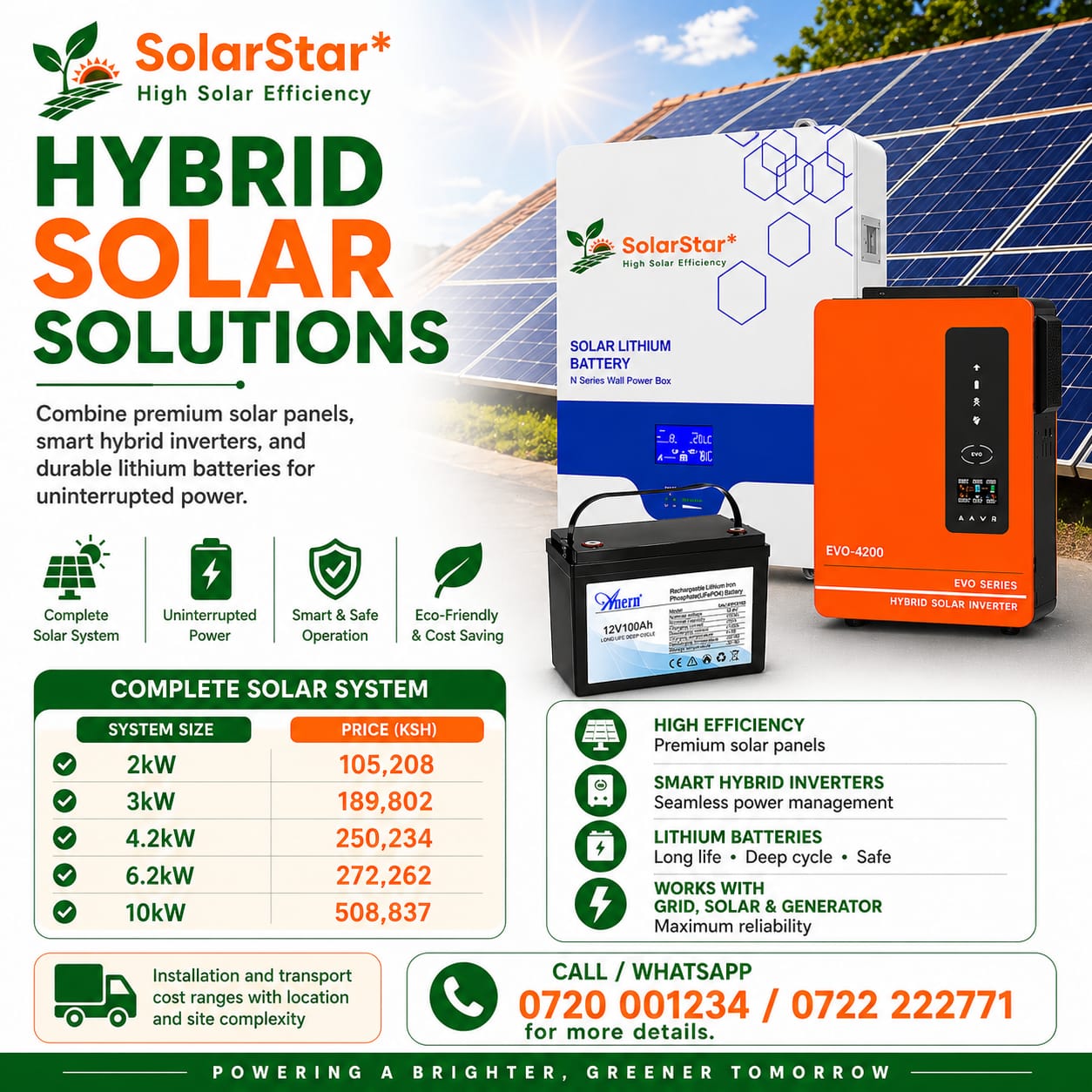 Solar Star Facebook ad: KPLC went off again.