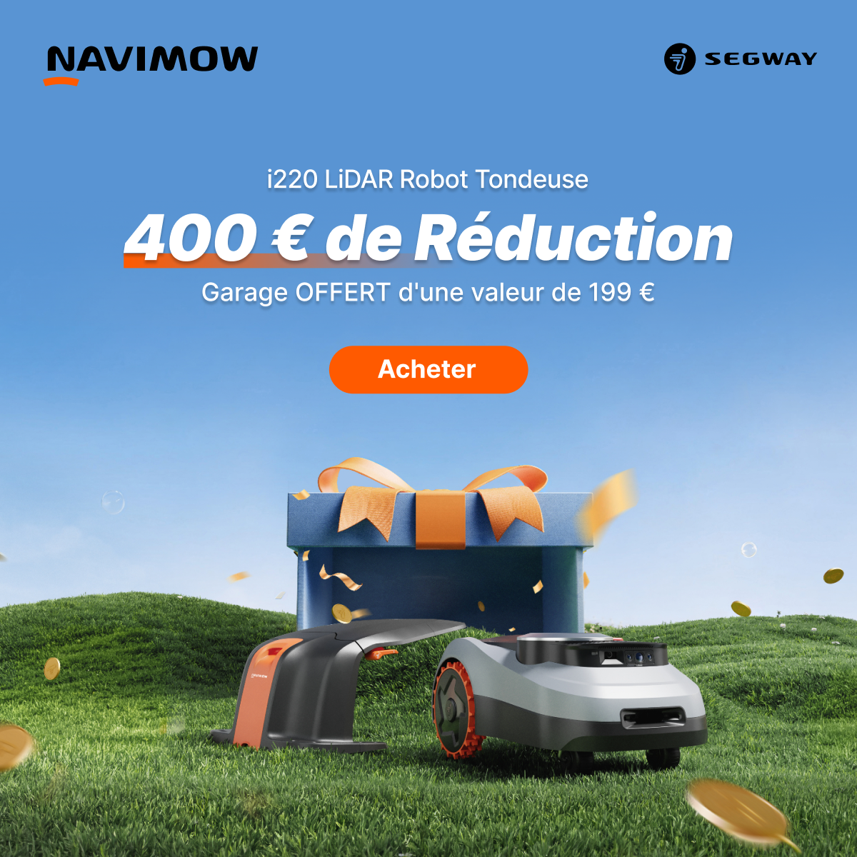 Segway Navimow FR Facebook ad
