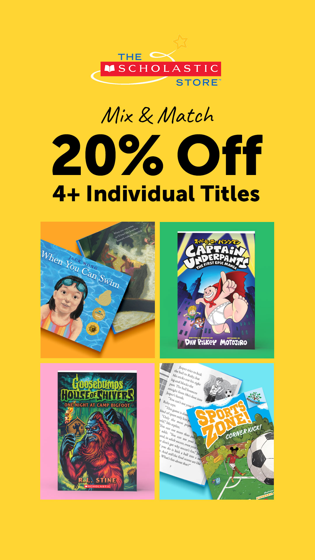 Scholastic Facebook ad