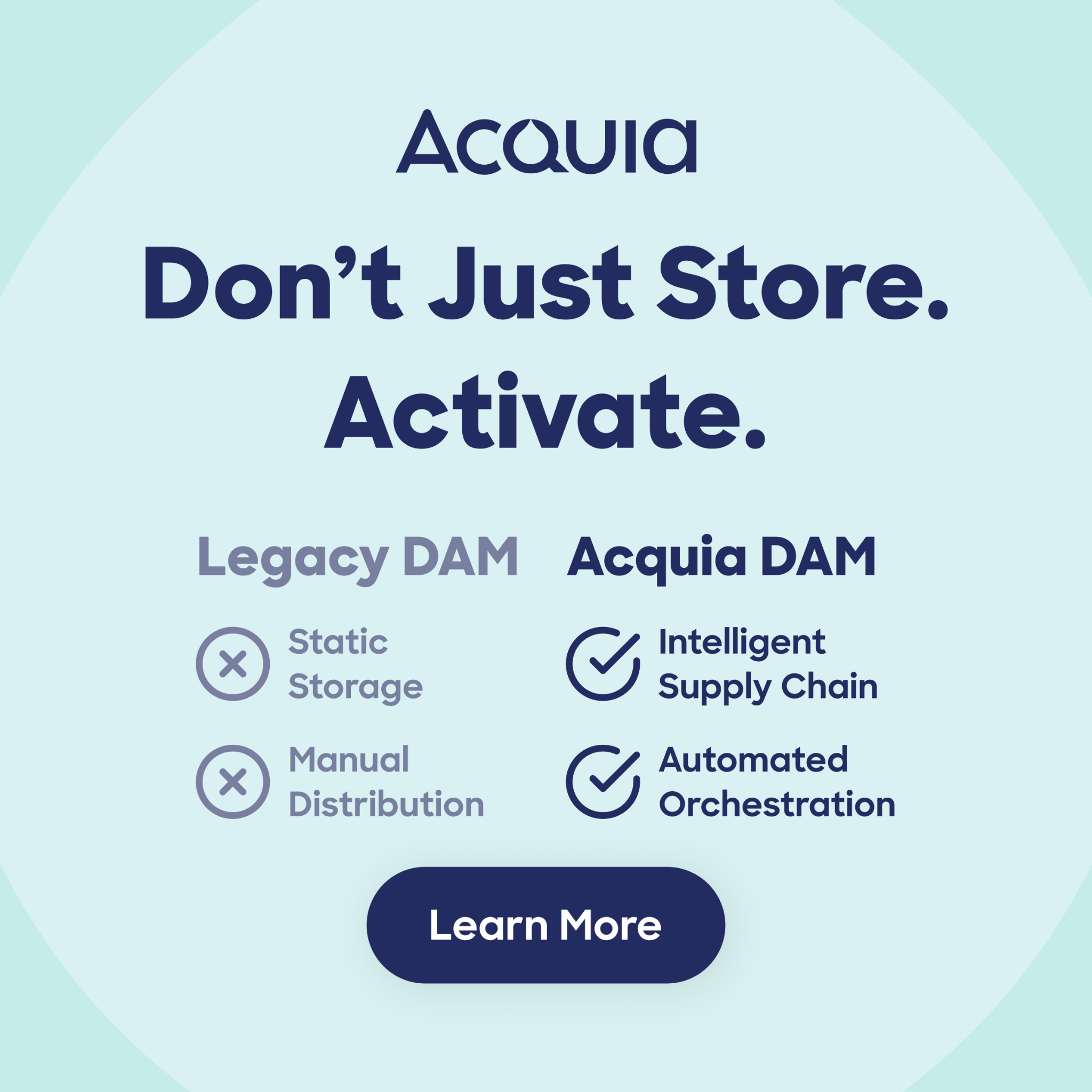 Acquia Facebook ad