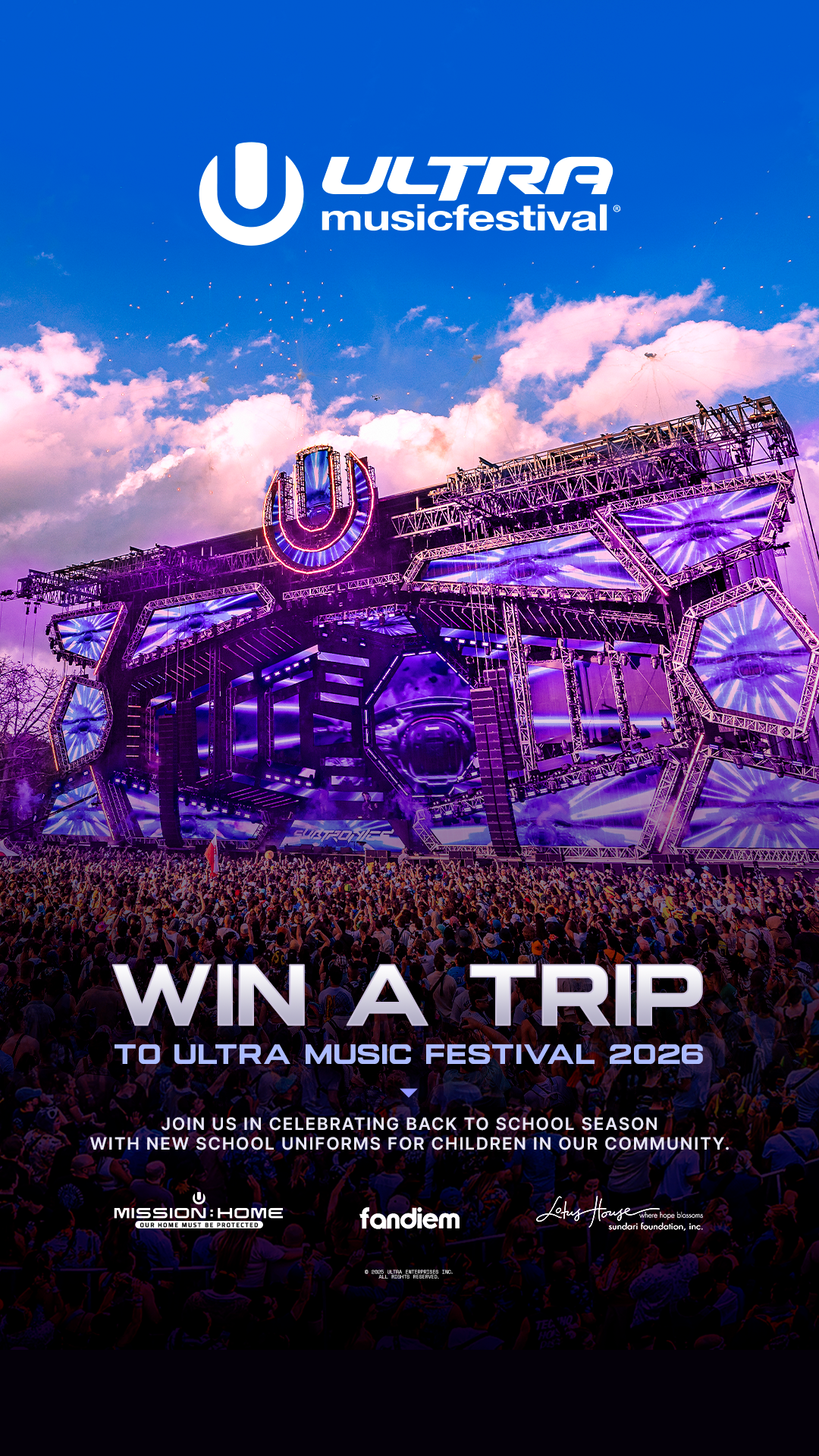 Ultra Music Festival Facebook ad
