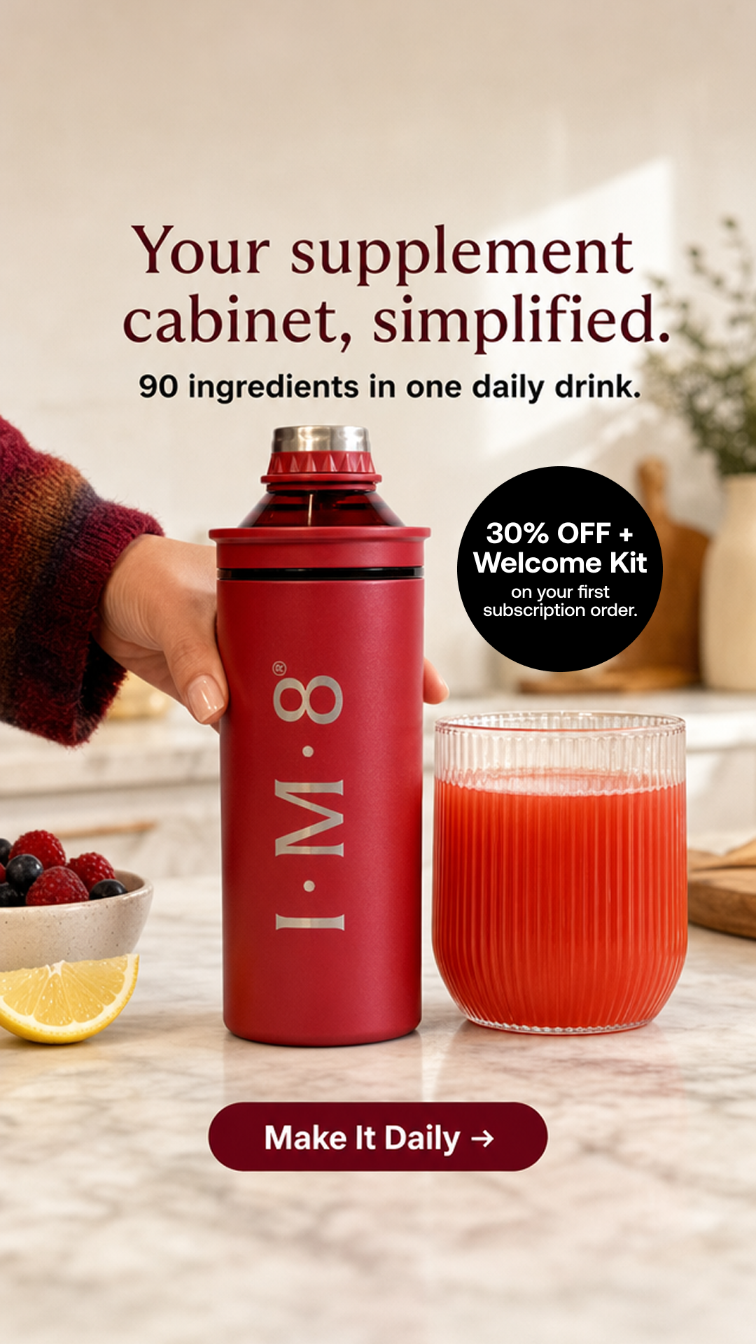 IM8 Health Facebook ad