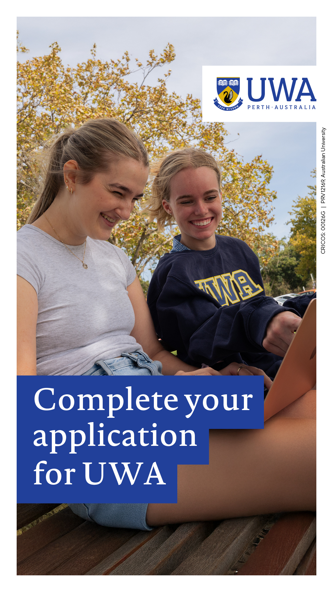 The University of Western Australia Facebook ad
