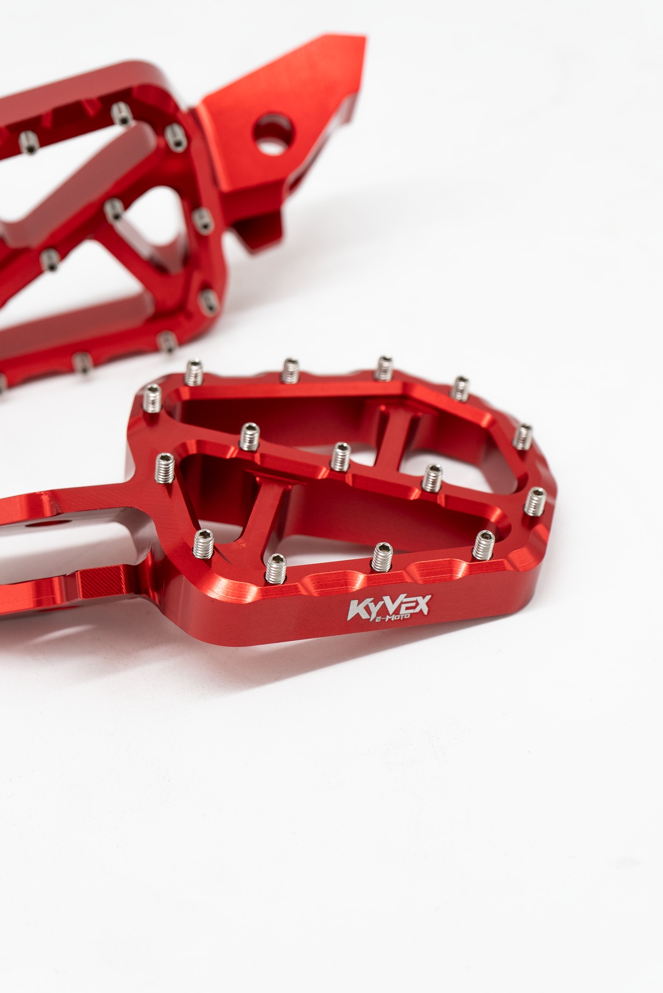 KyVex E-Moto Facebook ad: Stock parts crack.