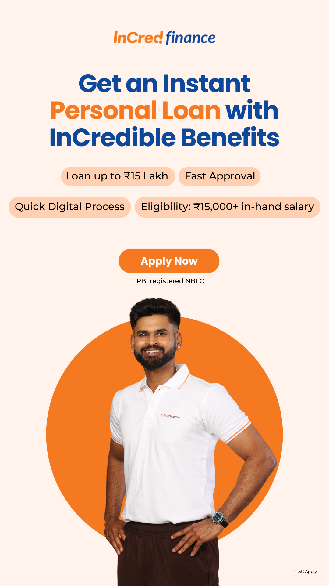 InCred Finance Facebook ad