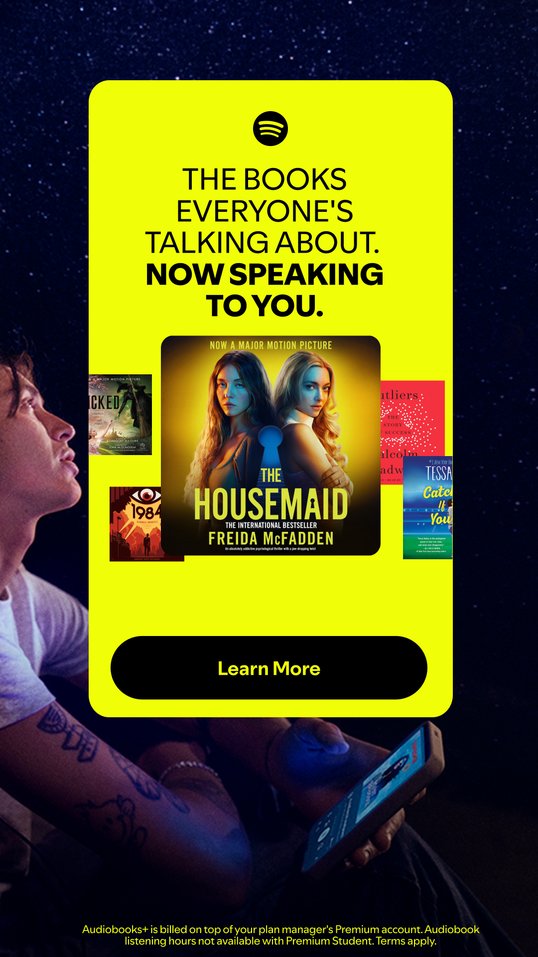 Spotify Facebook ad
