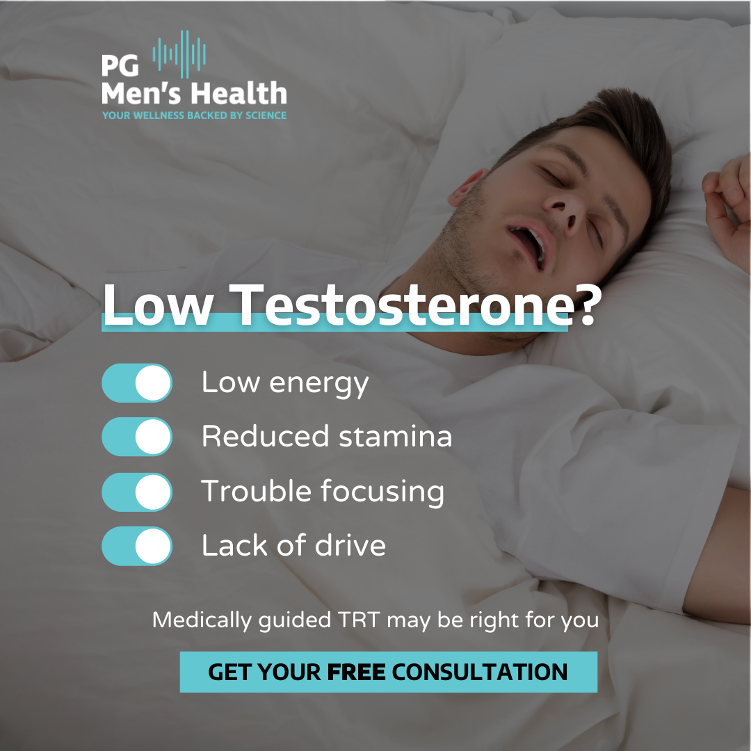 PG Mens Health Facebook ad: Get Your Testosterone Tested Today