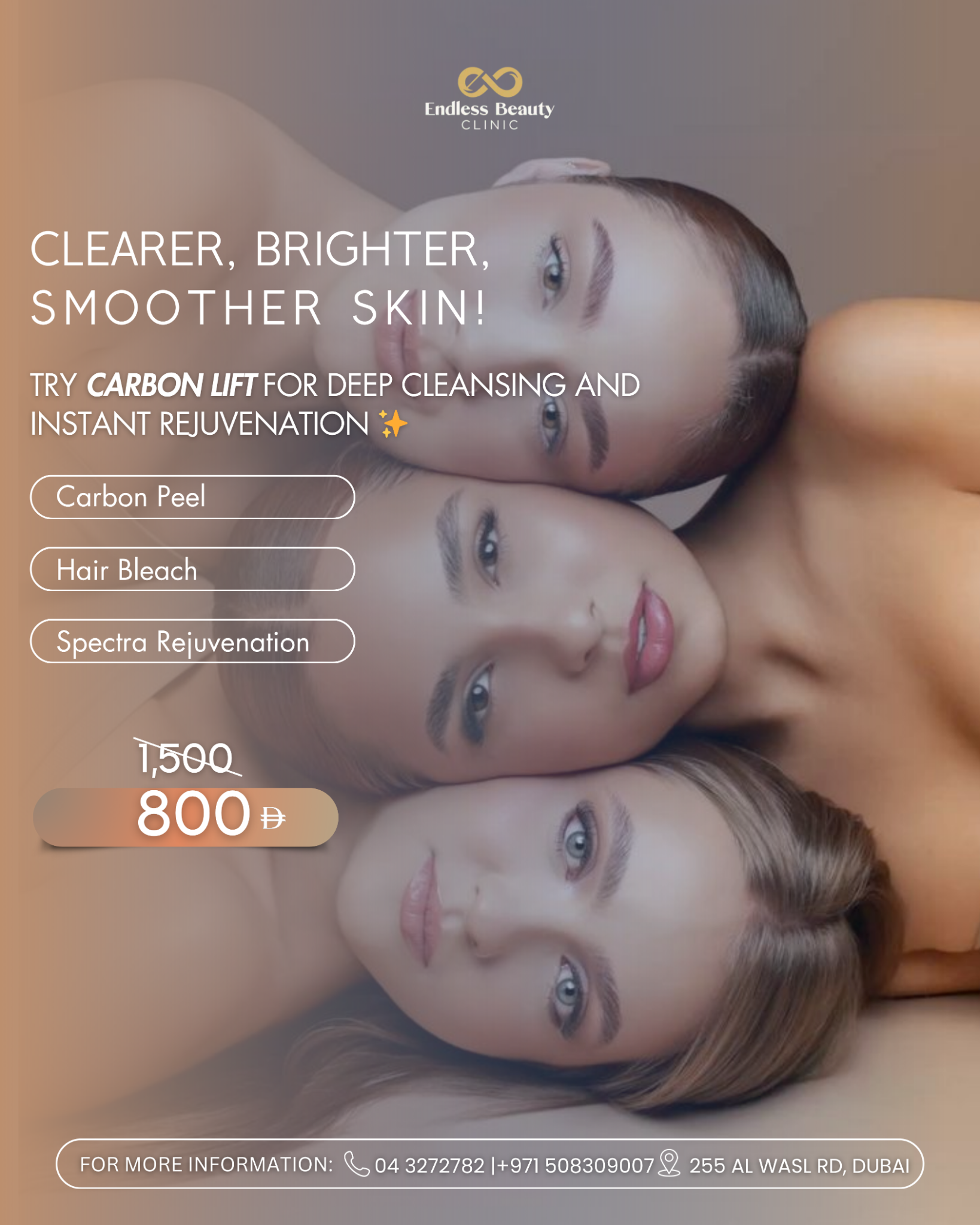 Endless Beauty Clinic Facebook ad