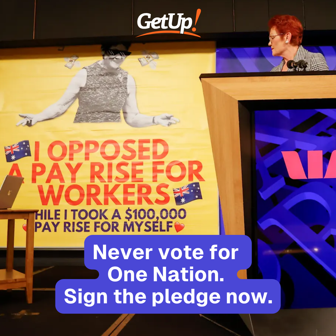 GetUp! Facebook ad