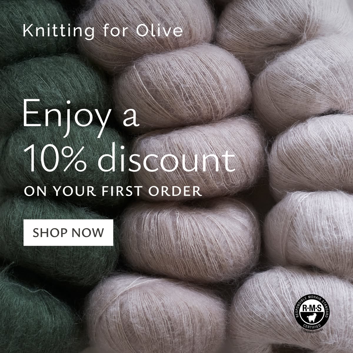 Knitting for Olive Facebook ad