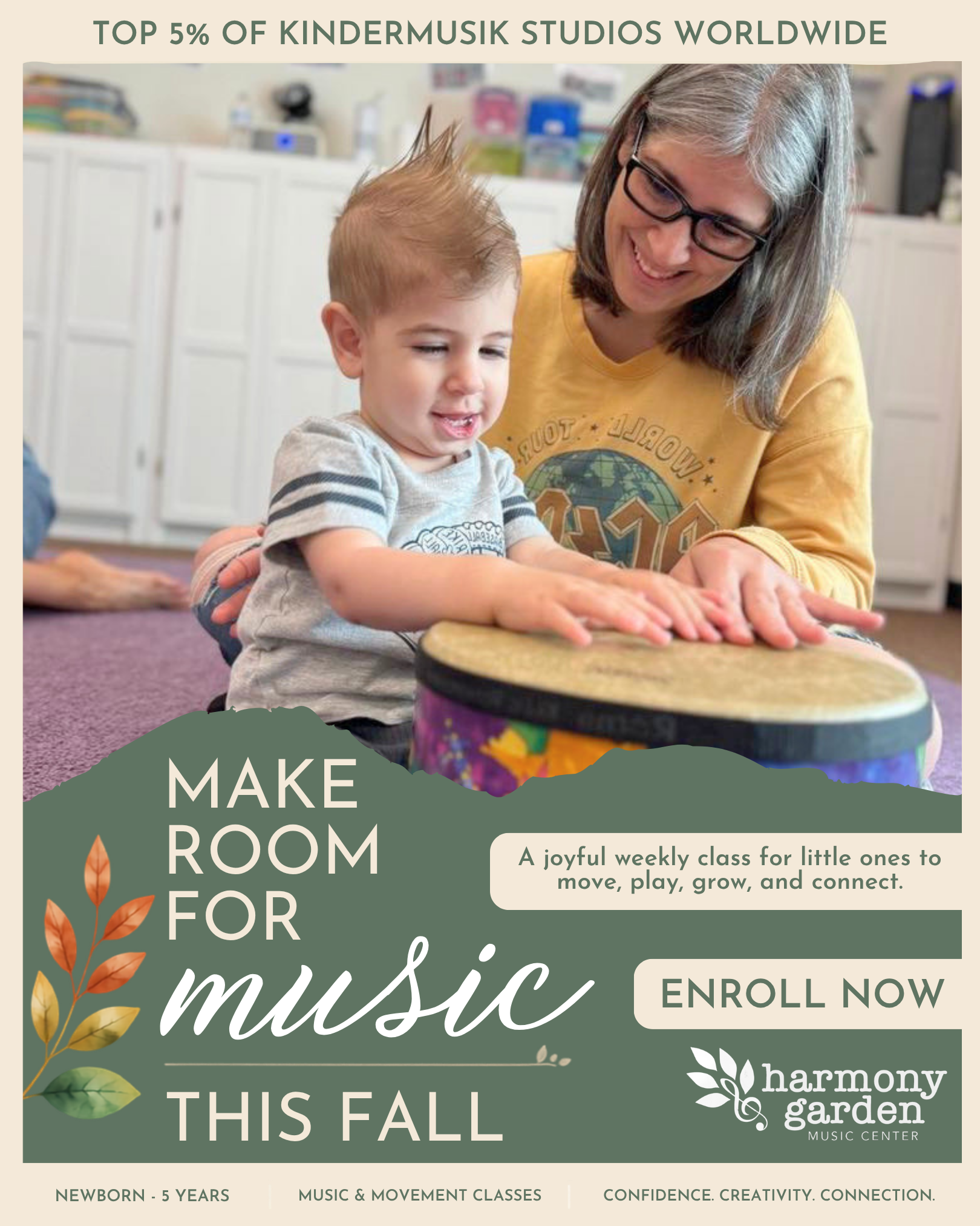 The Harmony Garden Music Center Inc Facebook ad: Discover more