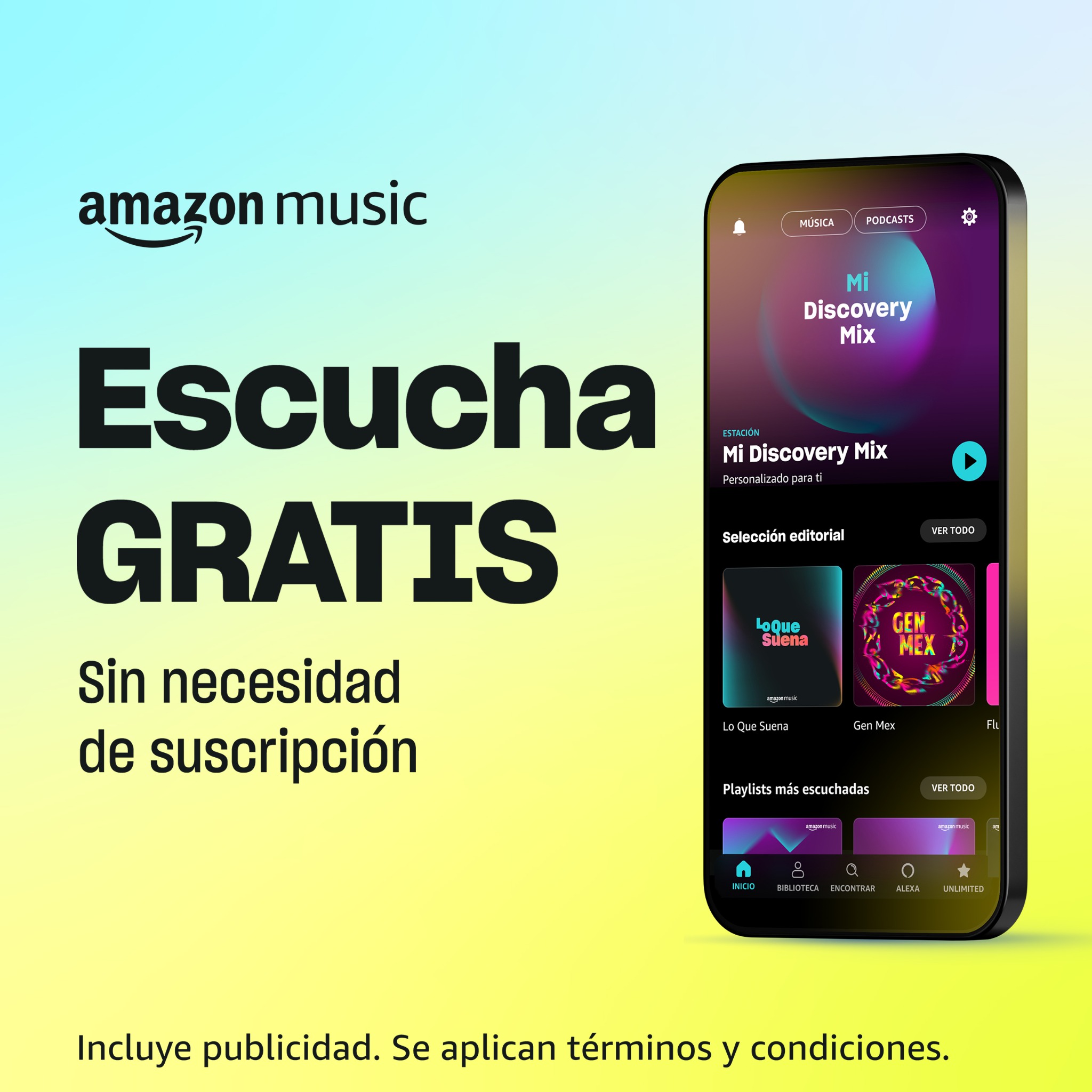 Amazon Music Facebook ad